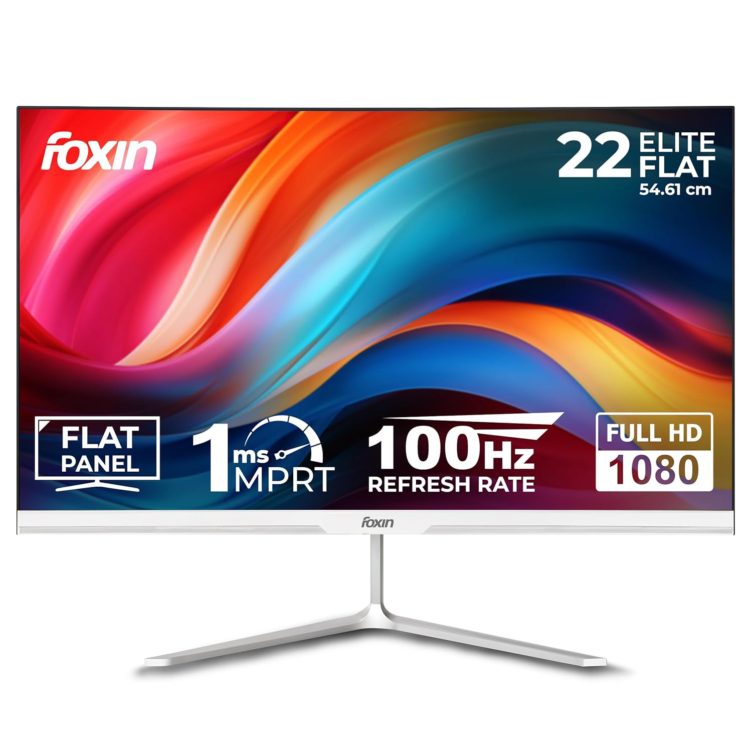 foxin 22 inch monitor white