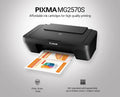 Canon MG2570S Multi-Function Inkjet Colour Printer (Black)